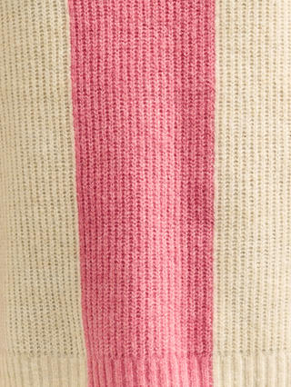 Nobody's Child Stripe Wool Blend Jumper, Pink/Multi