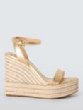 Michael Kors Leighton Embellished Wedge Heel Espadrille Sandals, Pale Gold