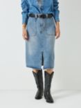 AND/OR Jonie Denim Skirt, Mid Blue