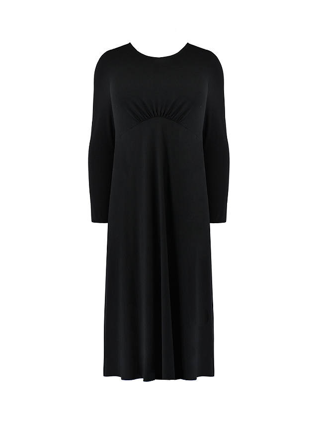 Live Unlimited Curve Jersey Empire Line Midi Dress, Black