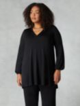 Live Unlimited Curve Jersey Trim Insert Tunic, Black