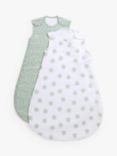 John Lewis ANYDAY Spot Print Baby Sleeping Bag, 1 Tog, Pack of 2