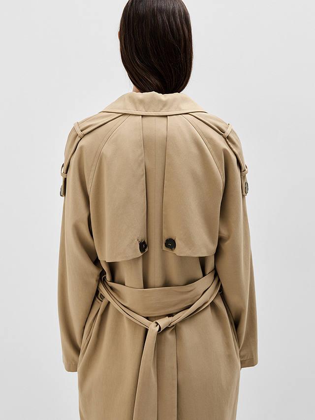 SELECTED FEMME Trench Coat, Natural