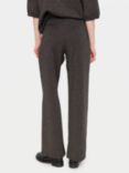 Saint Tropez Blair Flared Leg Elastic Waist Trousers, Gold