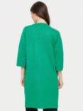Saint Tropez Kila Half Sleeve Long Cardigan, Verdant Green Melange