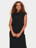 Saint Tropez Bronte Sleeveless Mock Neck Midi Dress, Black, Black