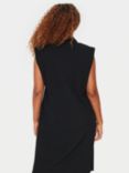 Saint Tropez Bronte Sleeveless Mock Neck Midi Dress, Black