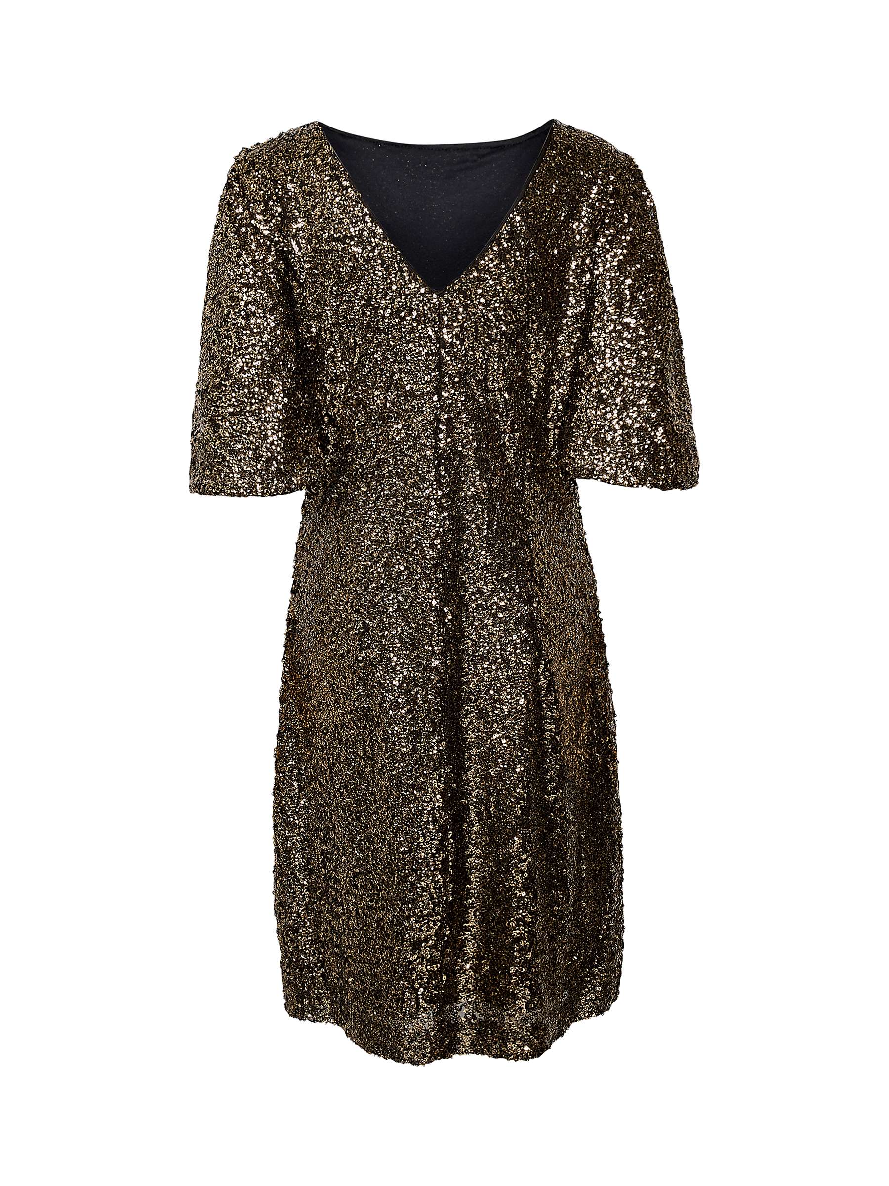 Buy Saint Tropez Bailey Sequin Dress, Metallic Online at johnlewis.com