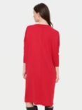 Saint Tropez Mila Knitted 3/4 Sleeve Dress, Winterberry