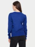 Saint Tropez Mila Long Sleeve Pullover Jumper, Sodalite Blue