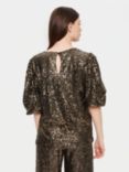 Saint Tropez Bailey Sequin Blouse, Metallic