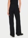 Saint Tropez  Andrea Wide Leg Tying Belt Trousers, Black