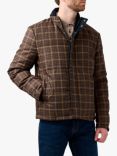 Guards London Grosvenor Reversible Check Puffer Jacket, Multi/Navy