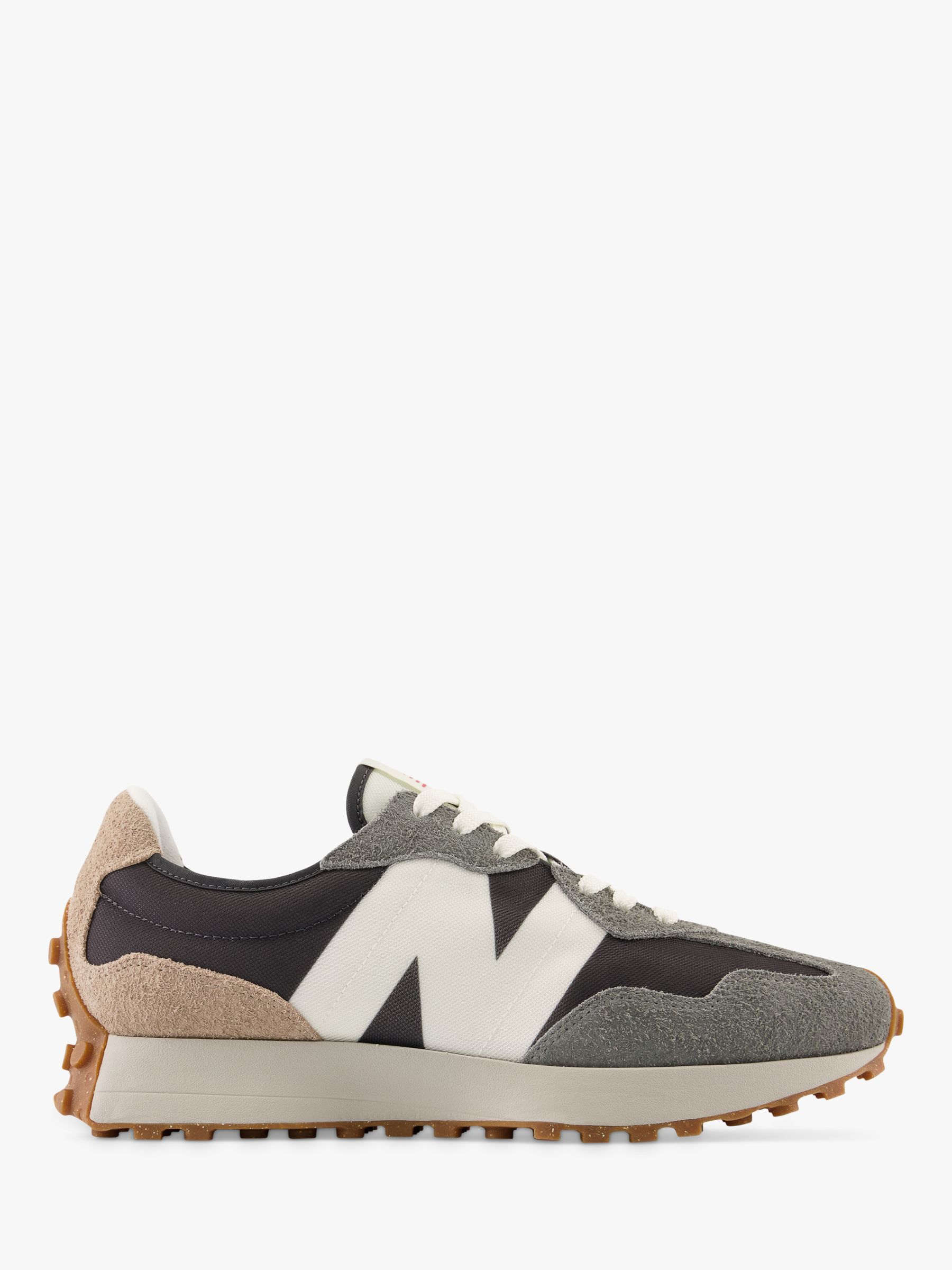New Balance 327 Retro Suede Trainers, Harbour Grey at John Lewis & Partners