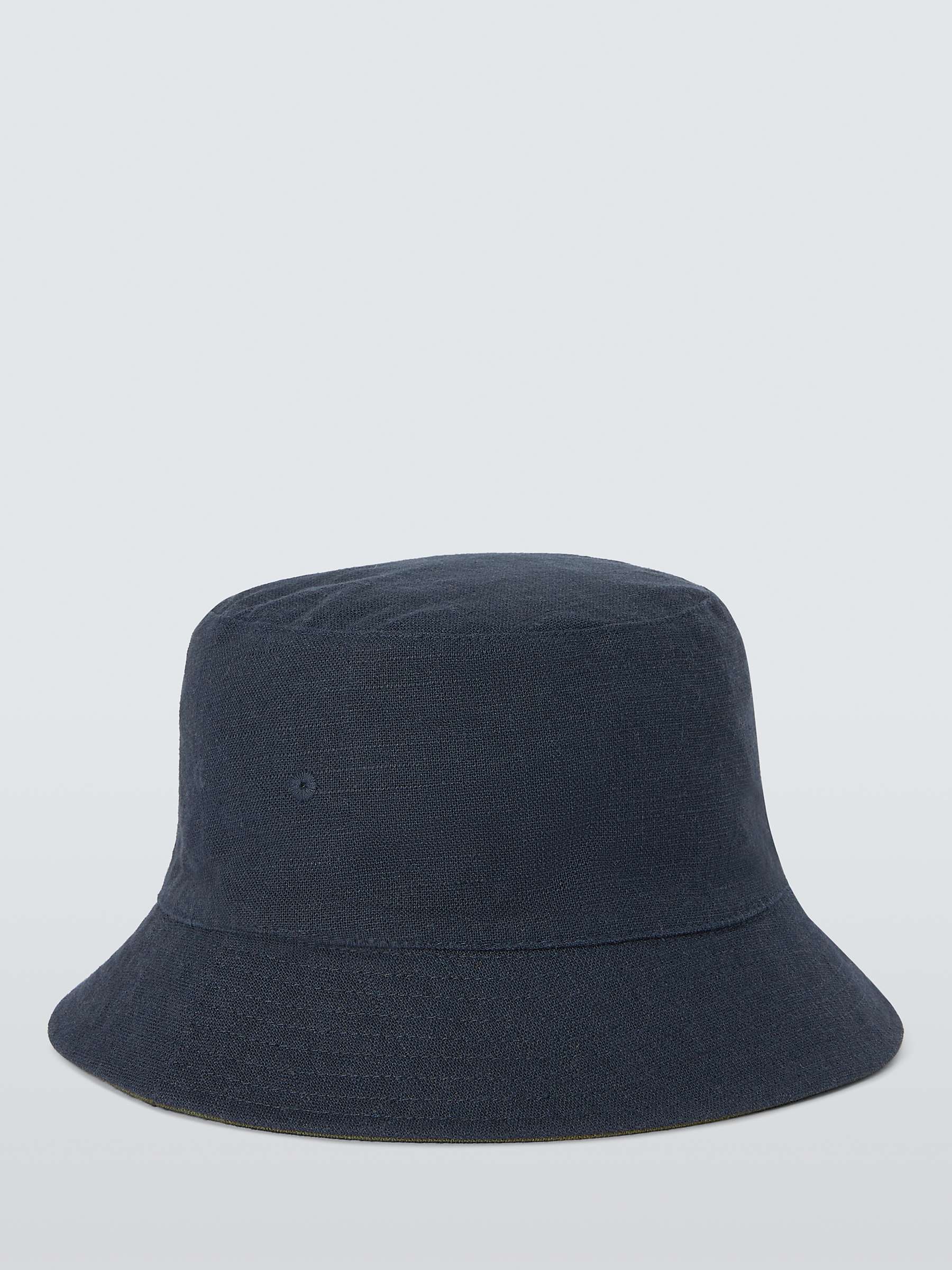 Buy John Lewis Reversible Bucket Hat, Blue/Green Online at johnlewis.com