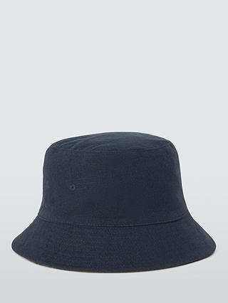 John Lewis Reversible Bucket Hat, Blue/Green