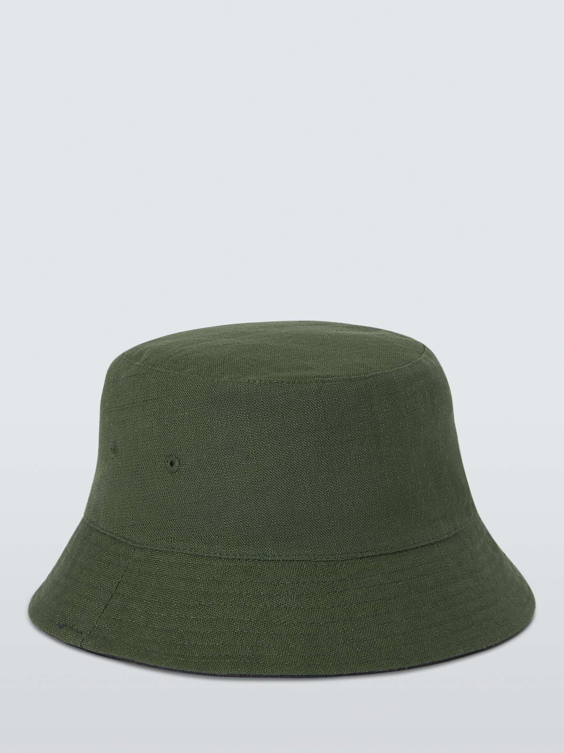 Buy John Lewis Reversible Bucket Hat, Blue/Green Online at johnlewis.com
