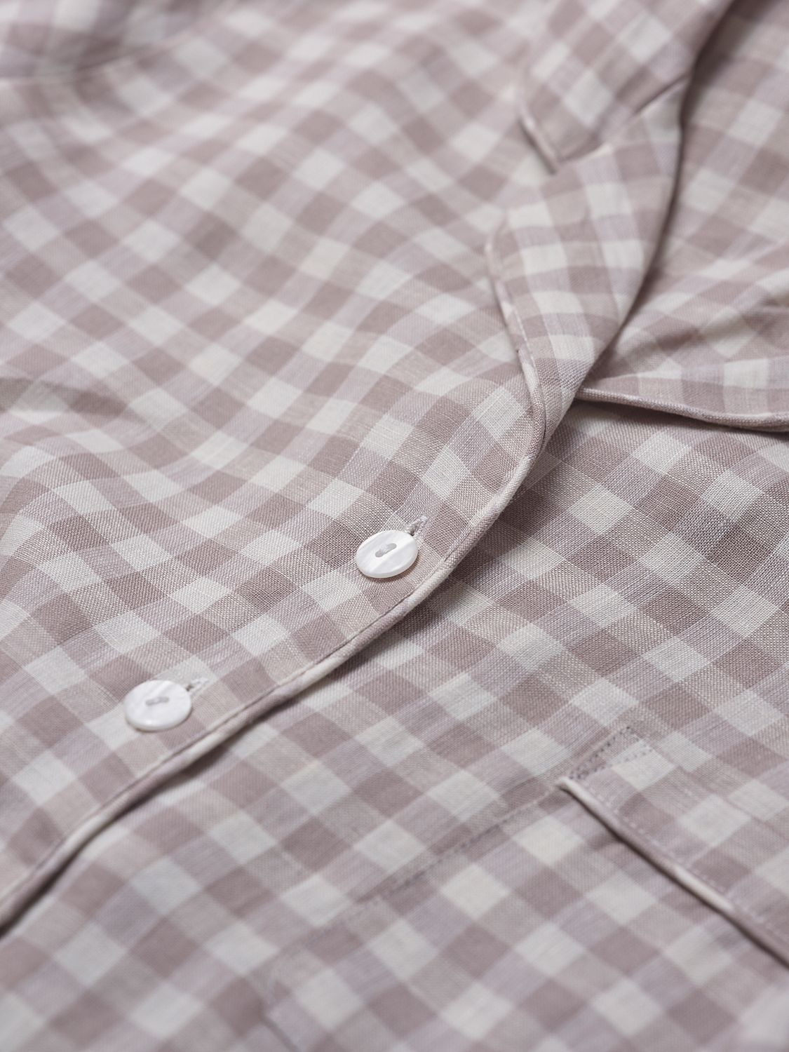 Buy Piglet in Bed Gingham Pyjama Trouser Set Online at johnlewis.com