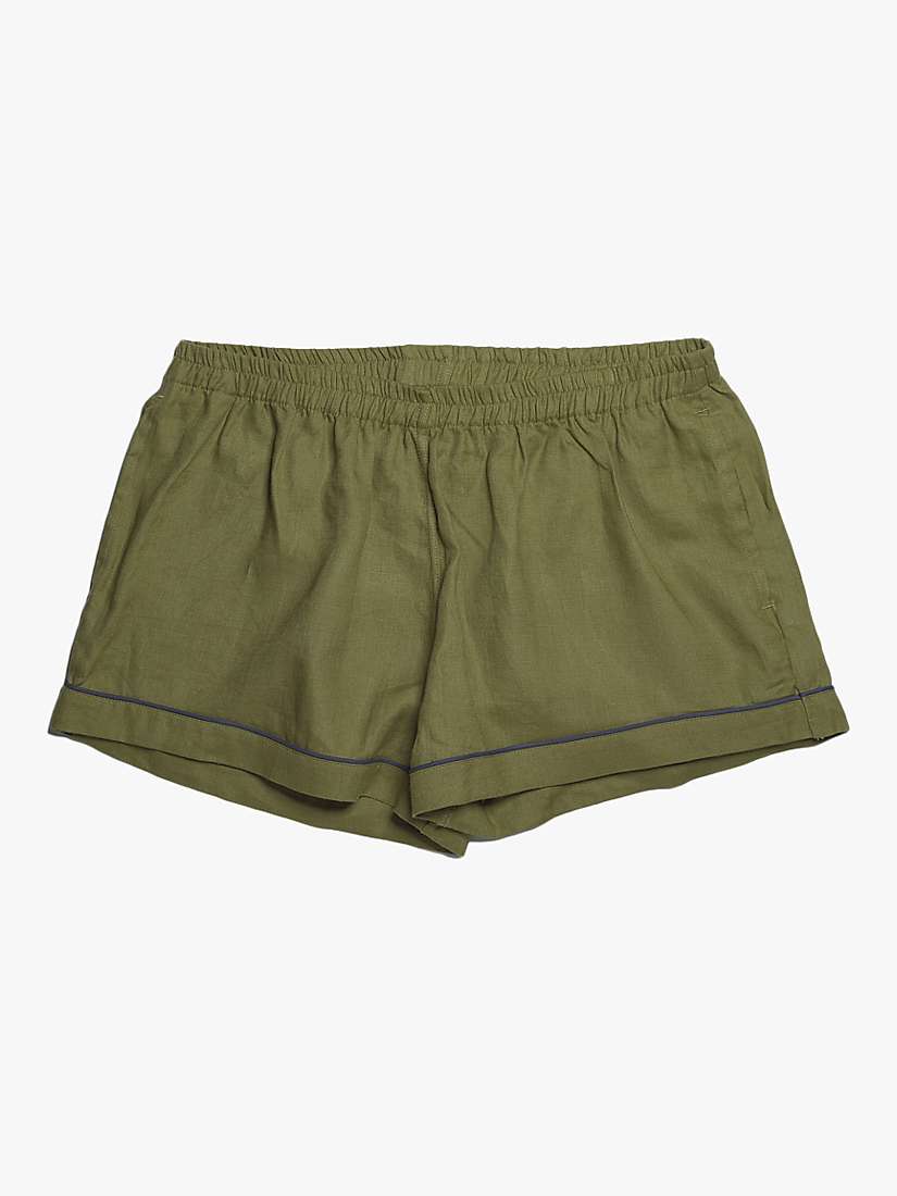 Buy Piglet in Bed Linen Pyjama Shorts Set Online at johnlewis.com