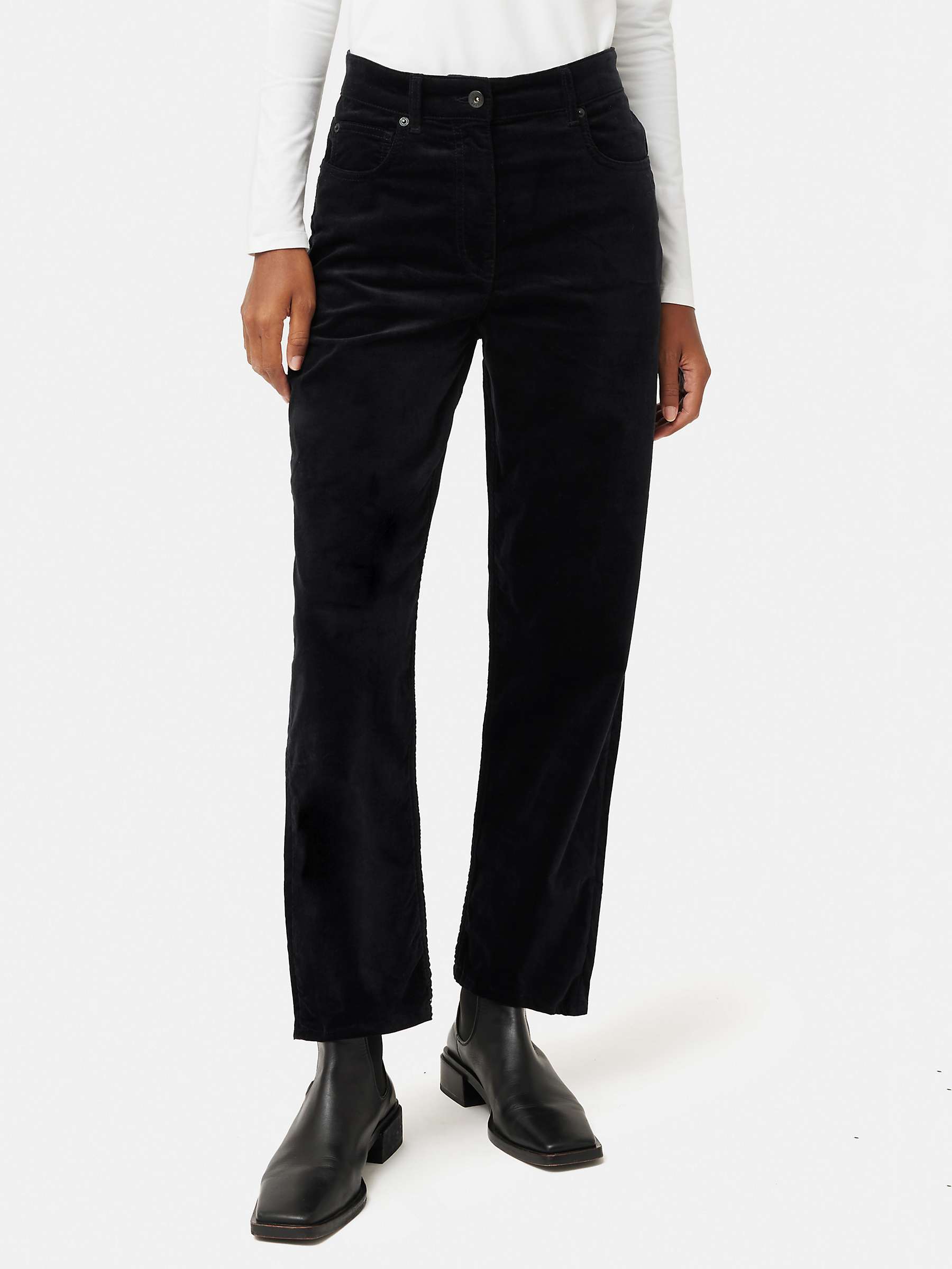 Buy Jigsaw Delmont Velvet Jeans Online at johnlewis.com