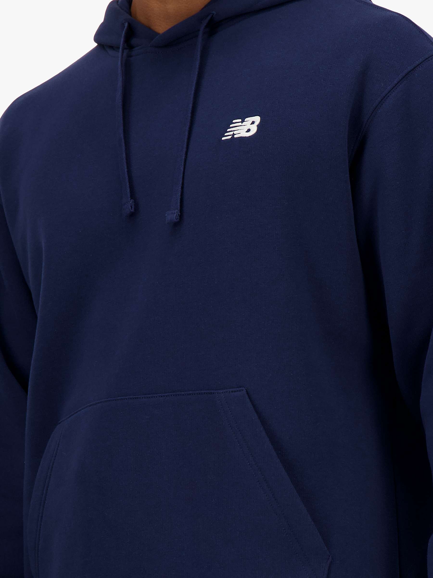 Buy New Balance Small Logo Hoodie, Navy Online at johnlewis.com