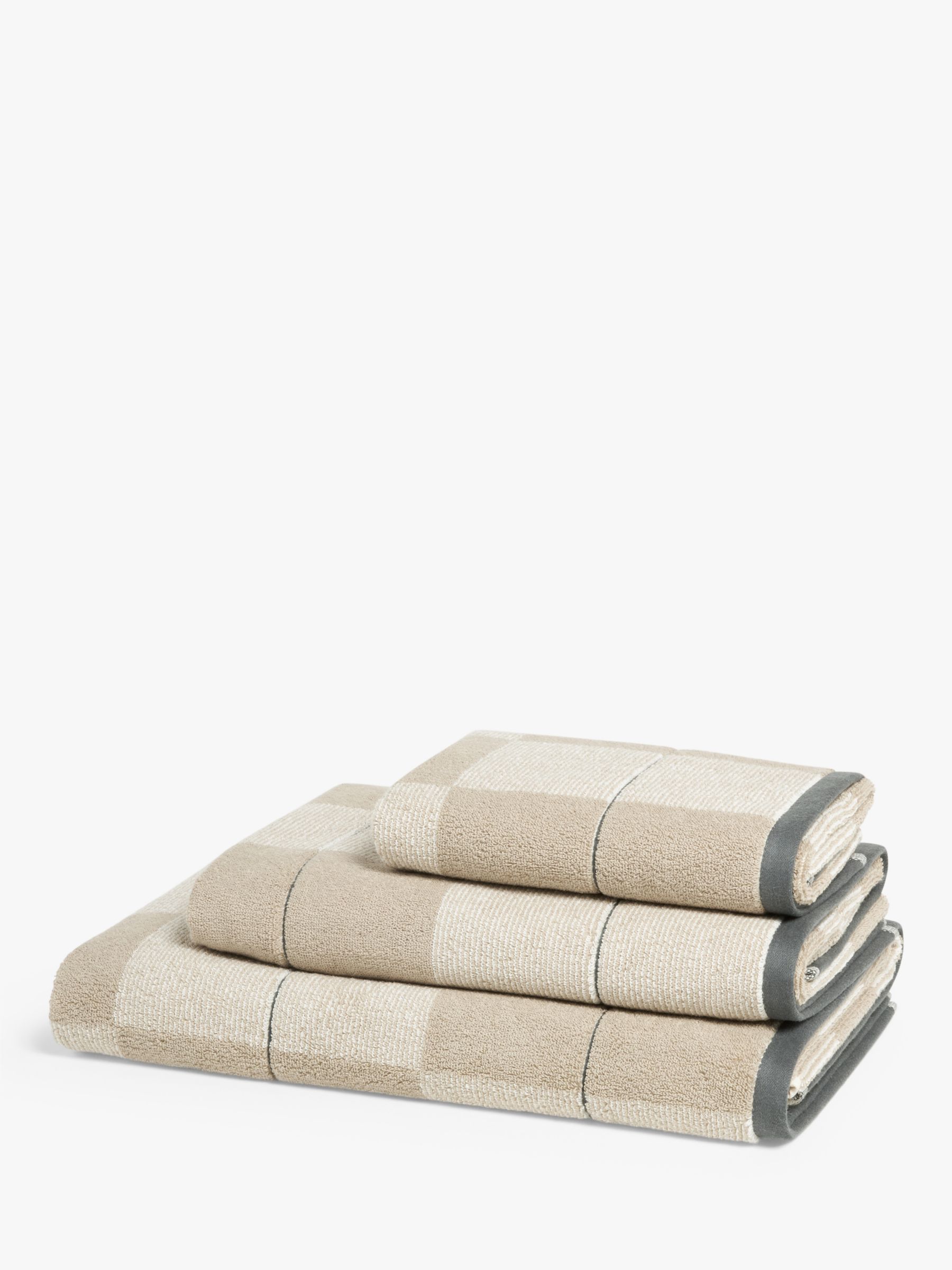 John Lewis Betula Hand Towel, Graphite