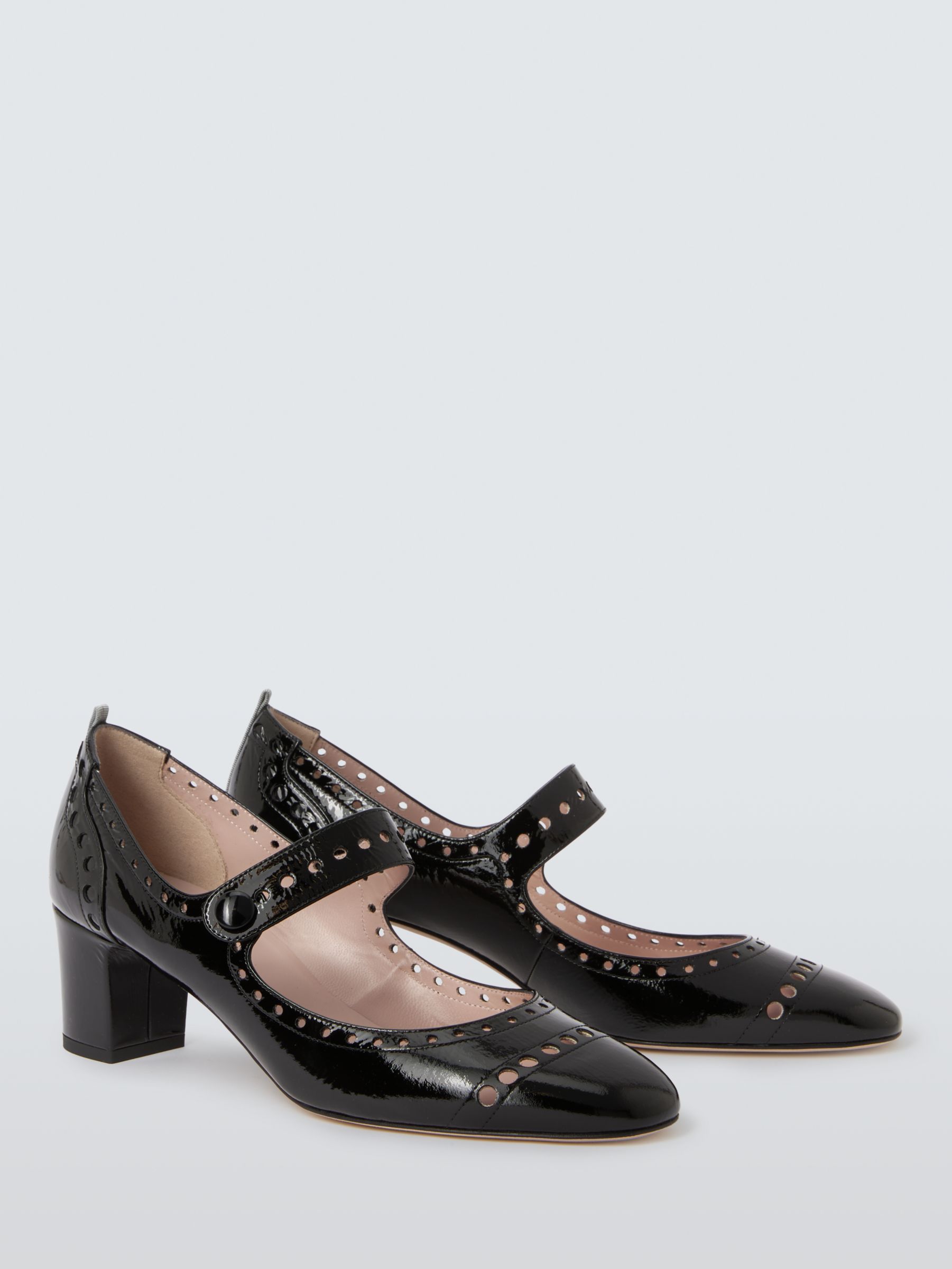 SJP by Sarah Jessica Parker Tartt Patent Leather Mary Jane Shoes, Black, 6