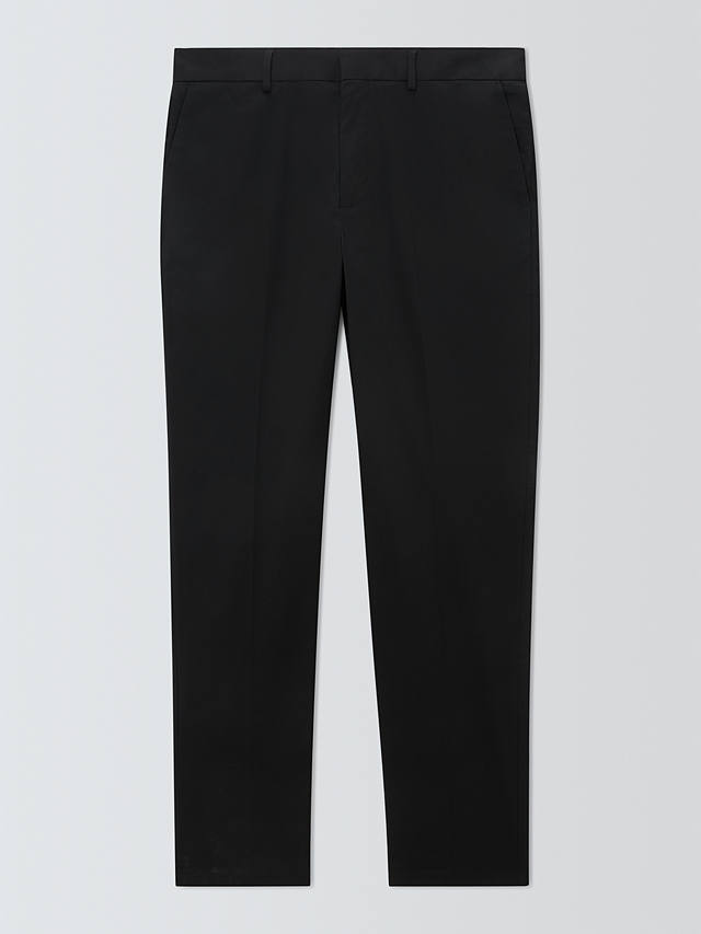 Kin Straight Fit Chino Trousers, Black