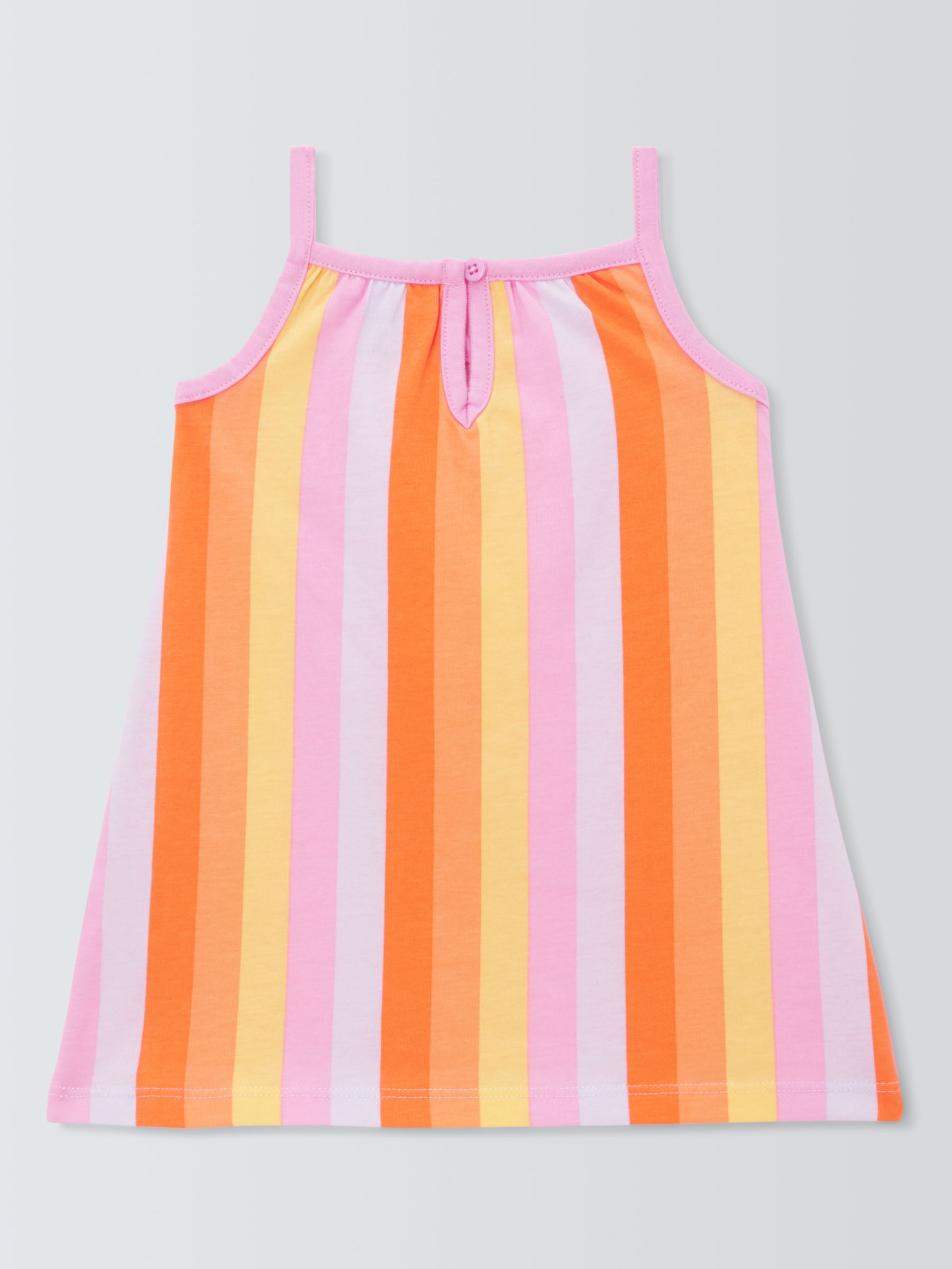 John Lewis ANYDAY Baby Stripe Sun Dress, Multi, 6-9 months