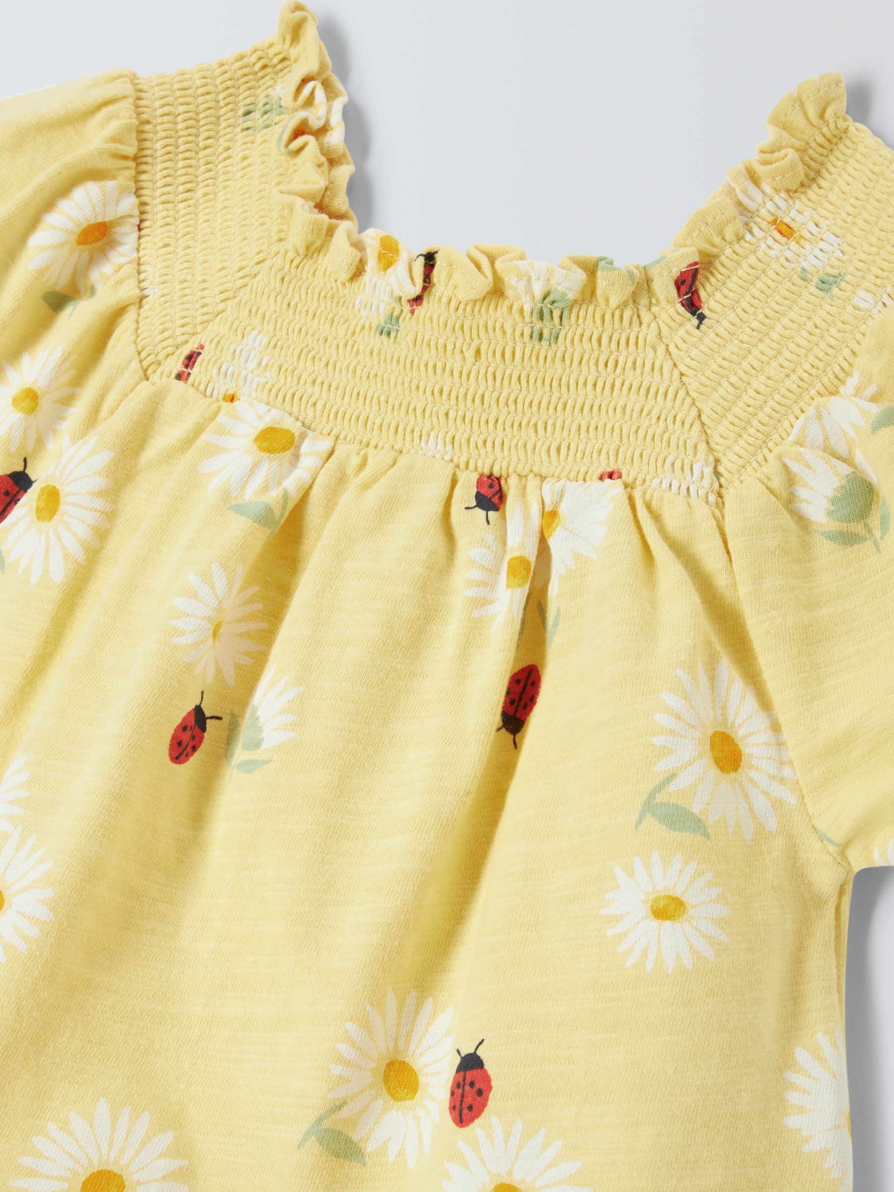 Buy John Lewis Baby Ladybird Top & Shorts Set, Yellow/Multi Online at johnlewis.com
