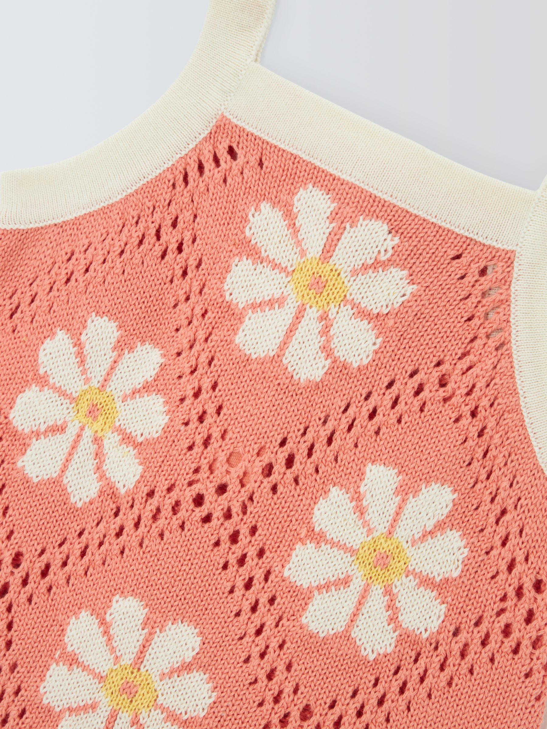 Buy John Lewis Baby Crochet Jumpsuit, Multi Online at johnlewis.com