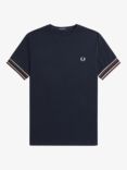 Fred Perry Bold Tipped T-Shirt, Navy