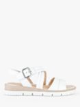 Gabor Location Leather Open Toe Sandals, White