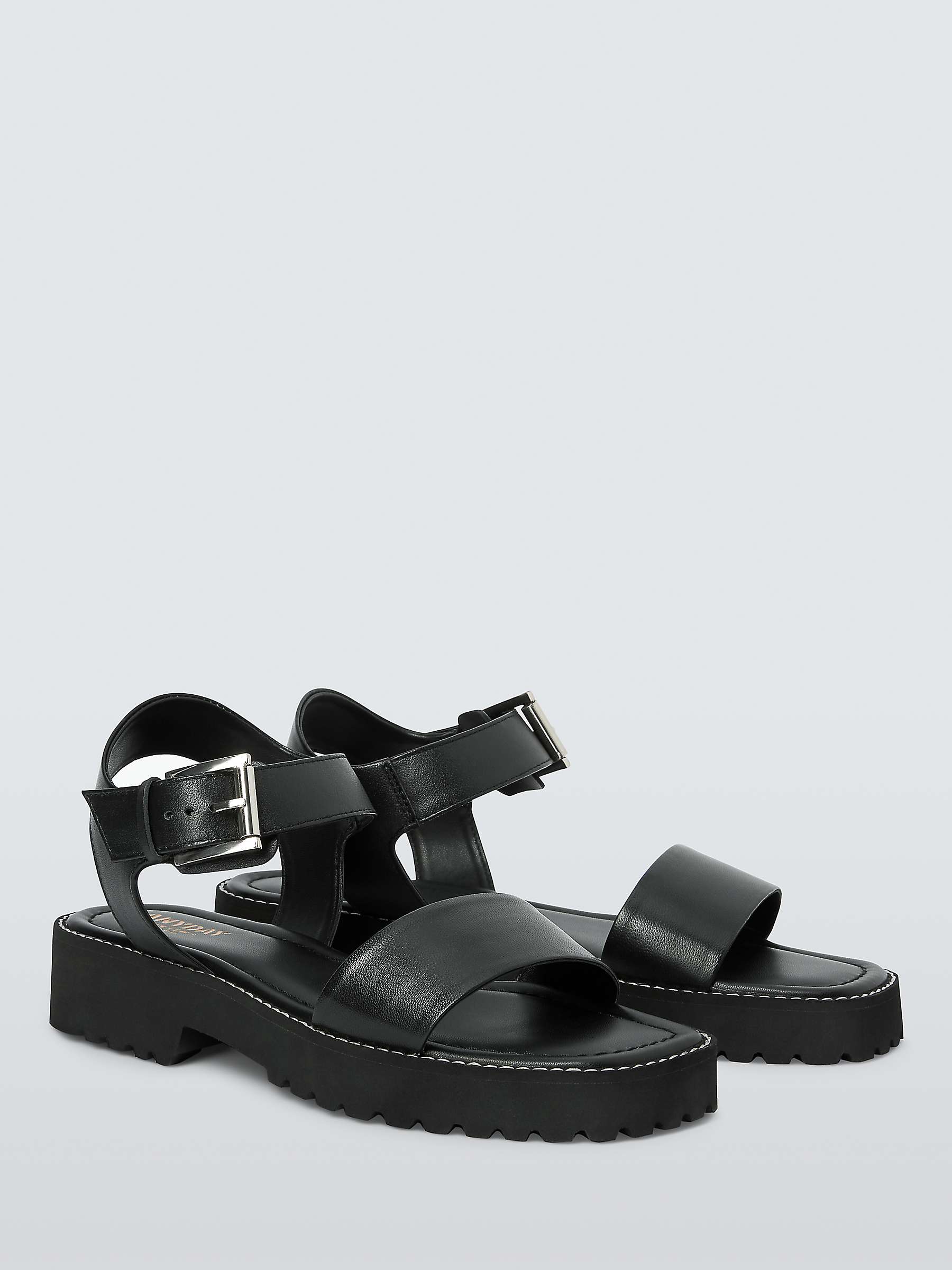 Buy John Lewis ANYDAY Loreen Leather Ankle Strap Sandals Online at johnlewis.com