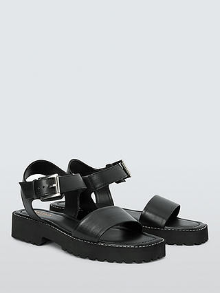 John Lewis ANYDAY Loreen Leather Ankle Strap Sandals