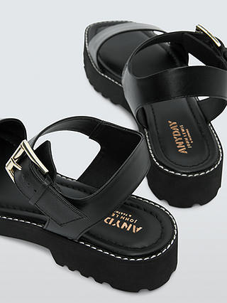 John Lewis ANYDAY Loreen Leather Ankle Strap Sandals