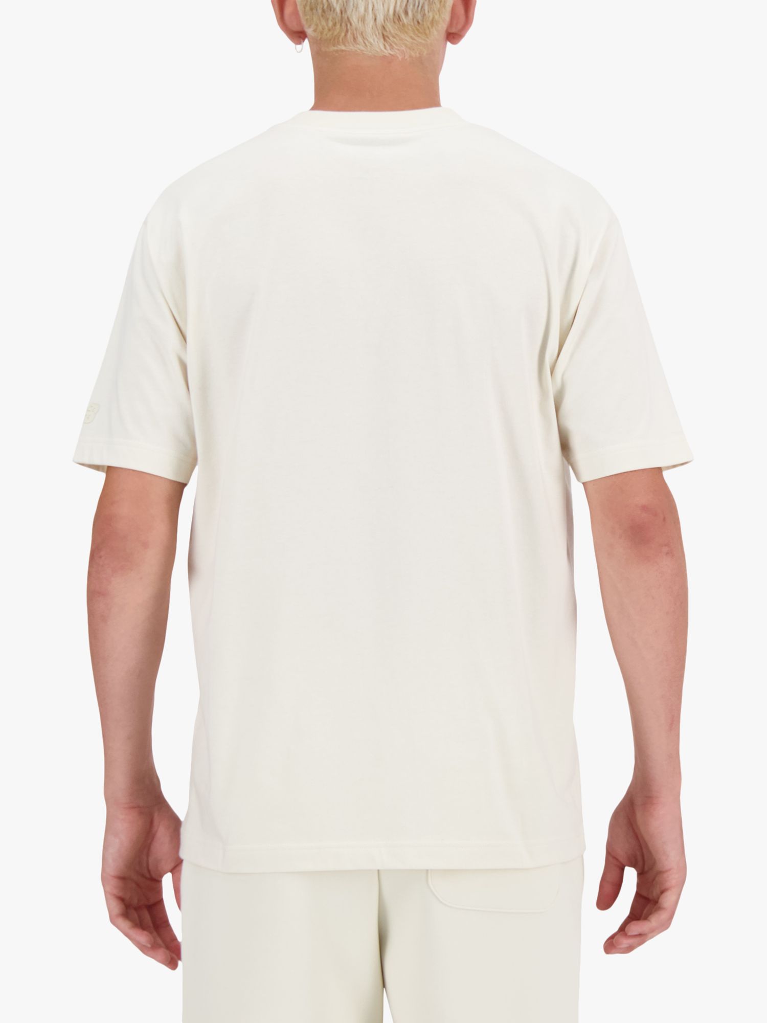 New Balance Shifted Printed T-Shirt, Cream, S