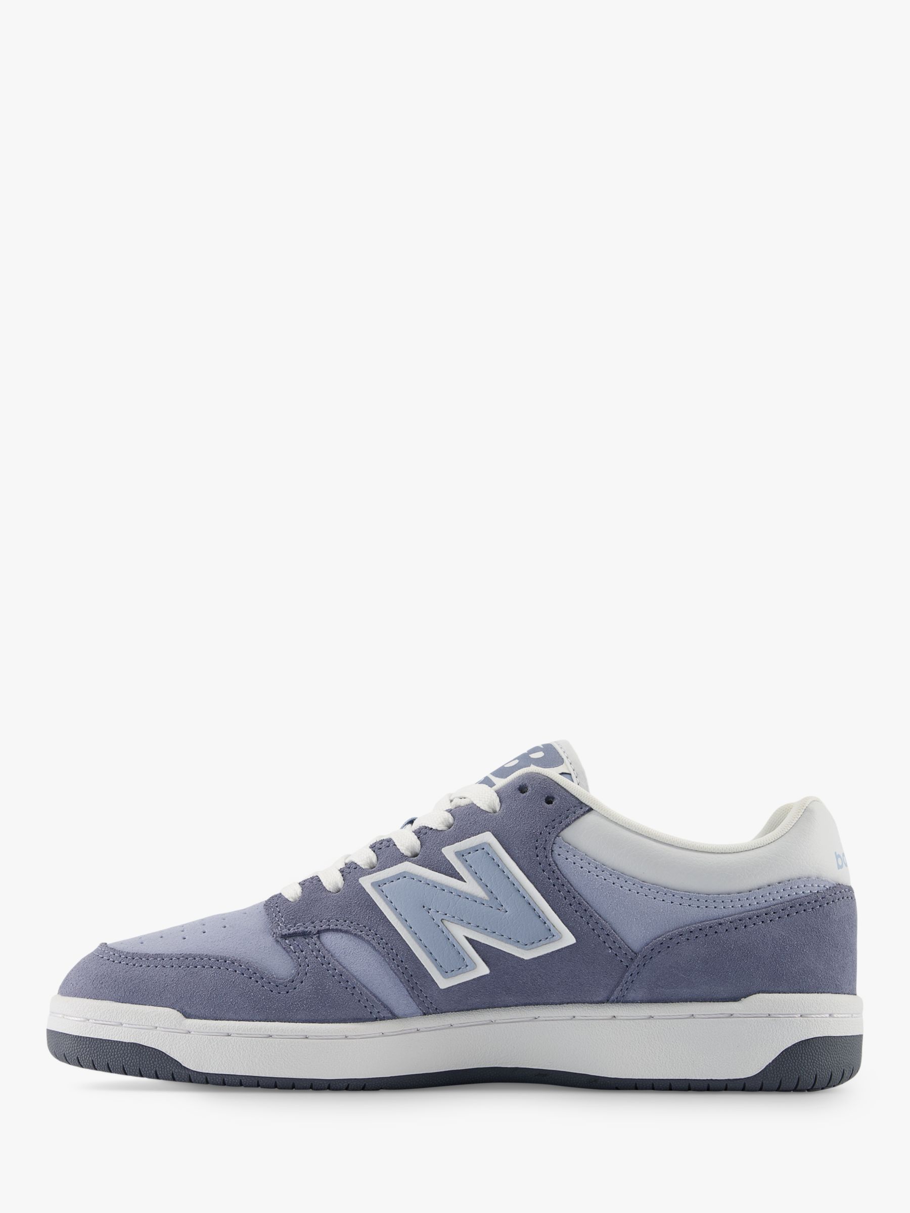 New Balance 480 Lace Up Trainers, Grey/Multi, 7