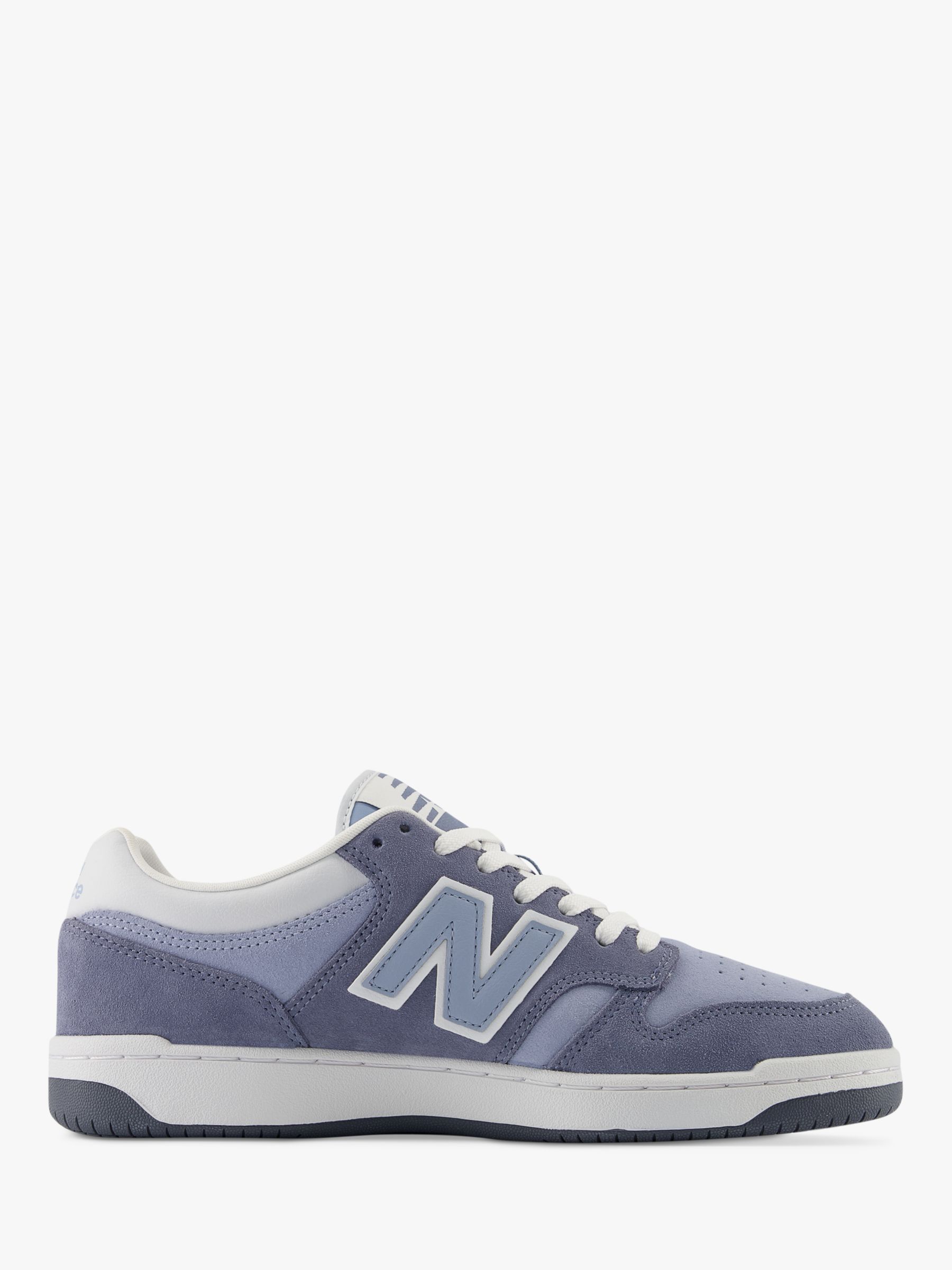 New Balance 480 Lace Up Trainers, Grey/Multi, 7
