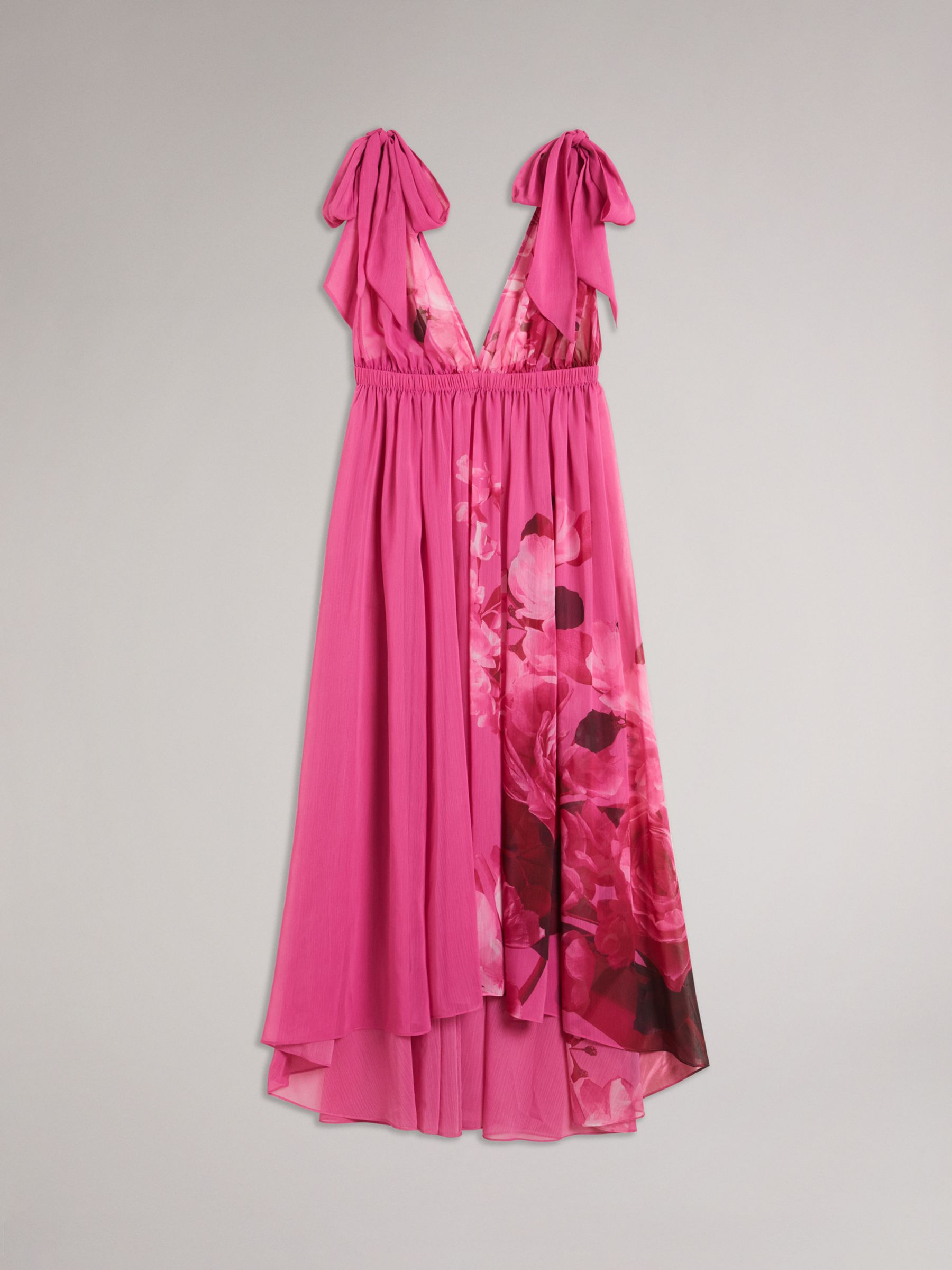 Ted Baker Aydrana Floral Maxi Dress, Mid Pink, S