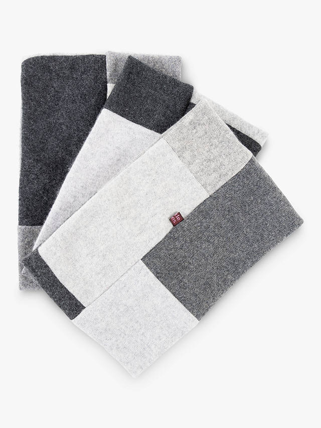 Celtic & Co. x Turtle Doves Recycled Cashmere Neckwarmer, Grey Mix