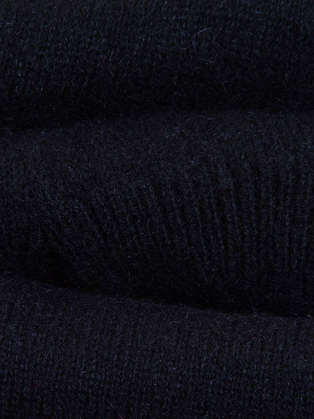 Celtic & Co. x Turtle Doves Recycled Cashmere Fingerless Gloves, Black
