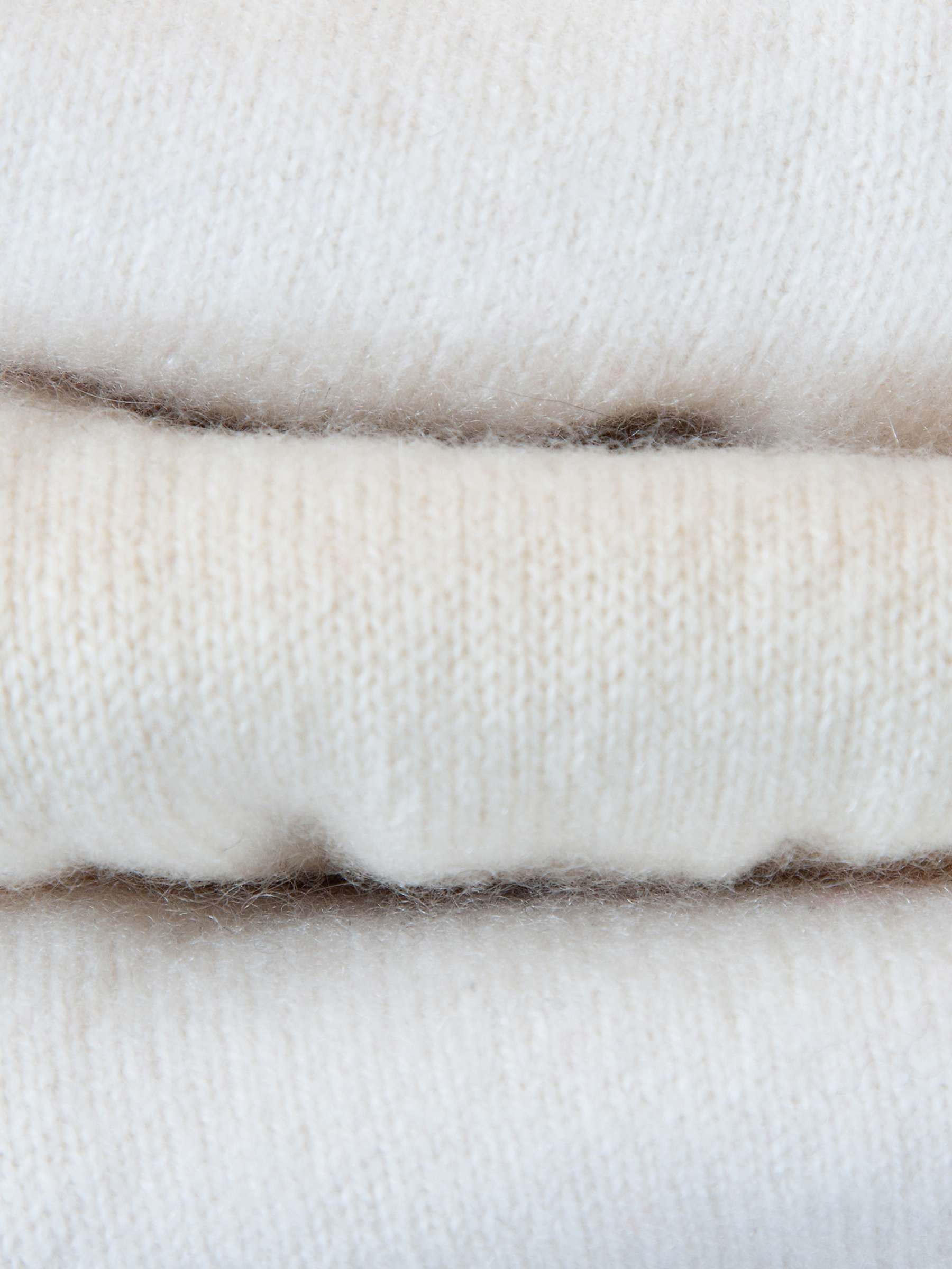 Celtic & Co. x Turtle Doves Recycled Cashmere Fingerless Gloves, Cream ...
