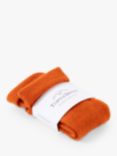 Celtic & Co. x Turtle Doves Recycled Cashmere Fingerless Gloves, Orange