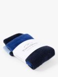 Celtic & Co. Recycled Cashmere Wrist Warmers, Blue Mix
