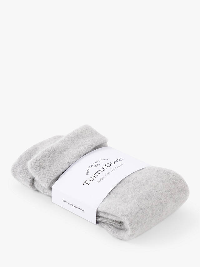 Celtic & Co. x Turtle Doves Recycled Cashmere Fingerless Gloves, Grey