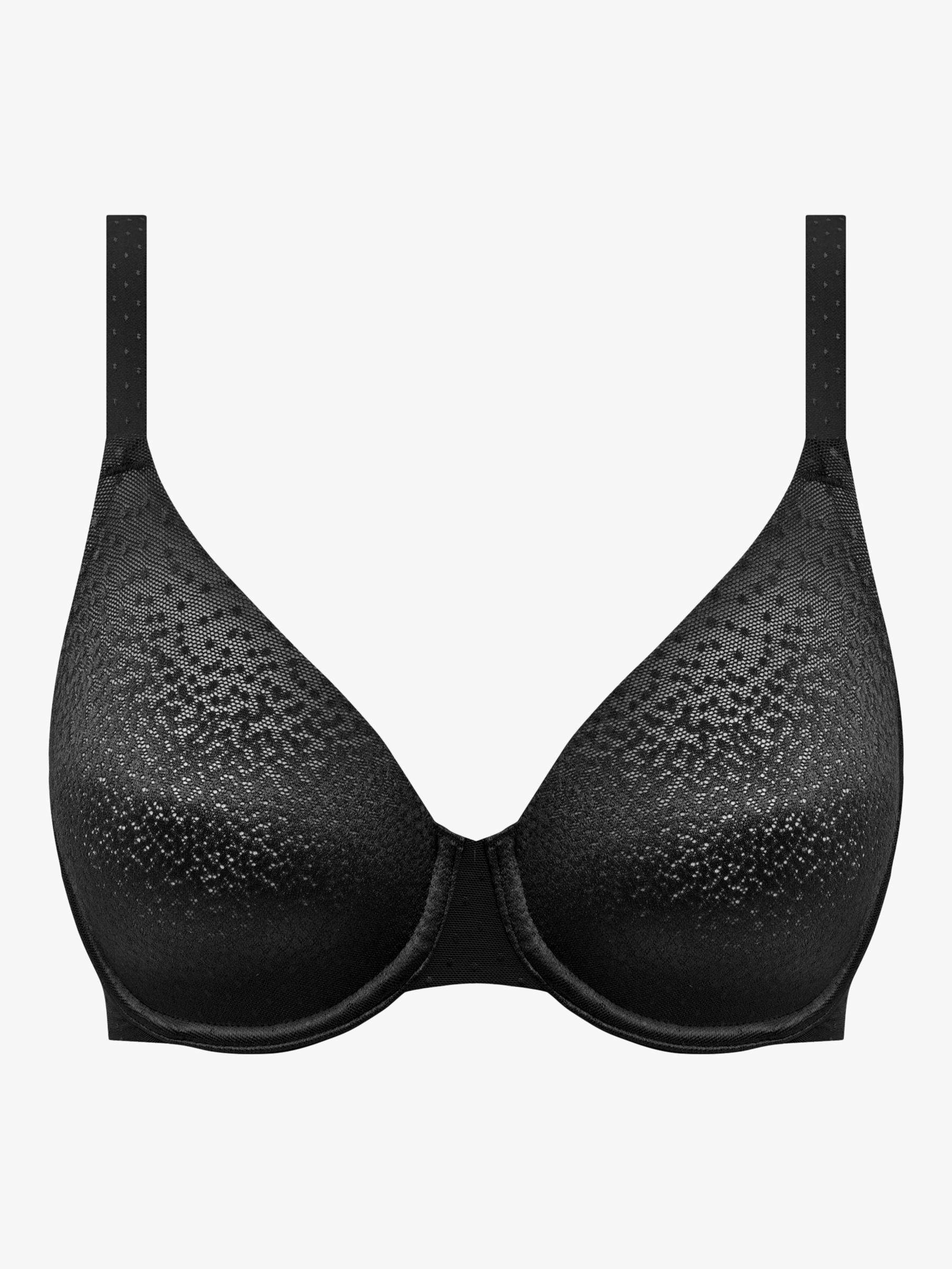 Wacoal Back Appeal Wired Bra, Black at John Lewis & Partners