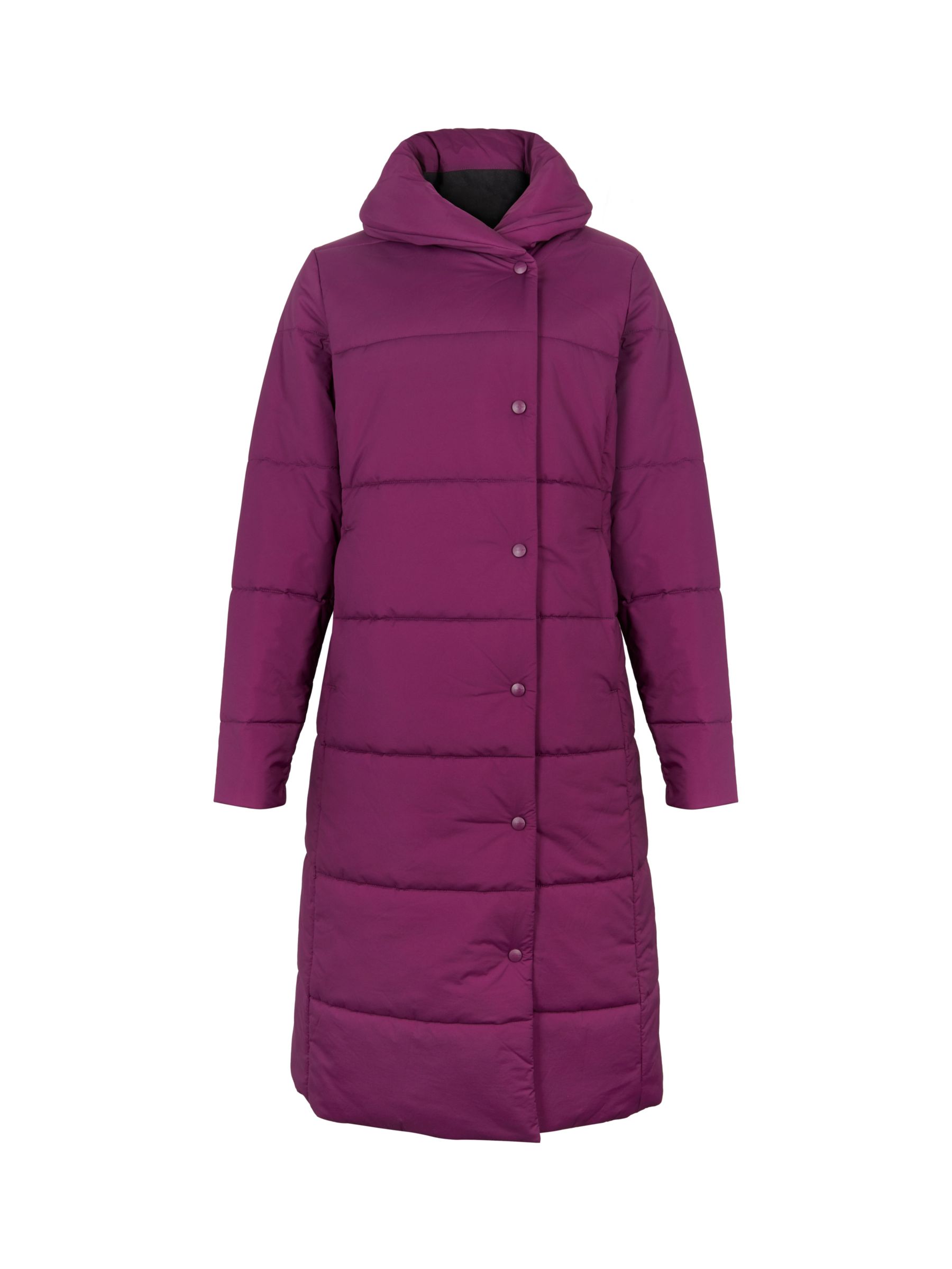 Lauren James Women's Water Resistant Hooded Lightweight Anorak Jacket  (Purple, L)