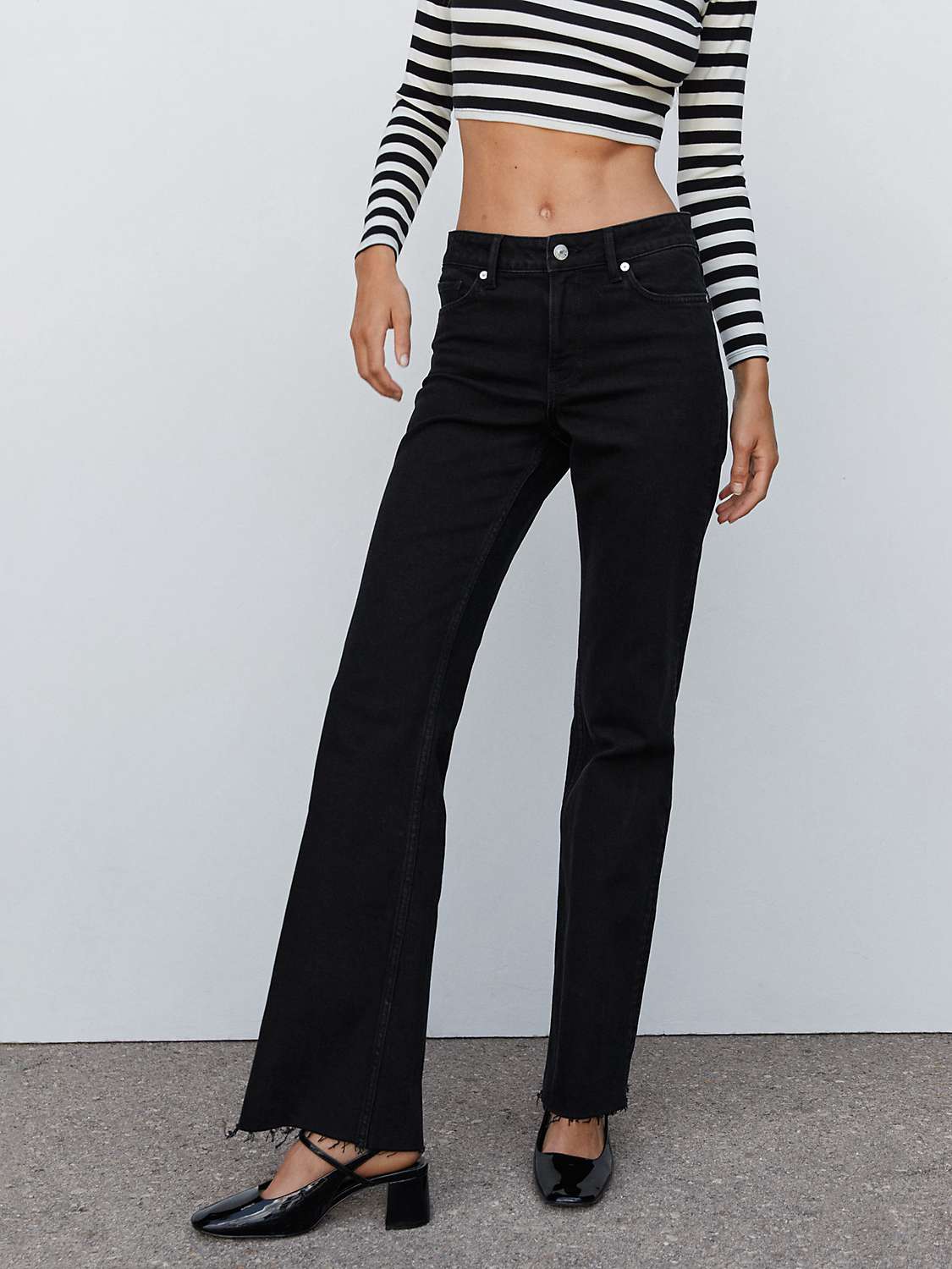 Buy Mango Fiona Flared Jeans Online at johnlewis.com