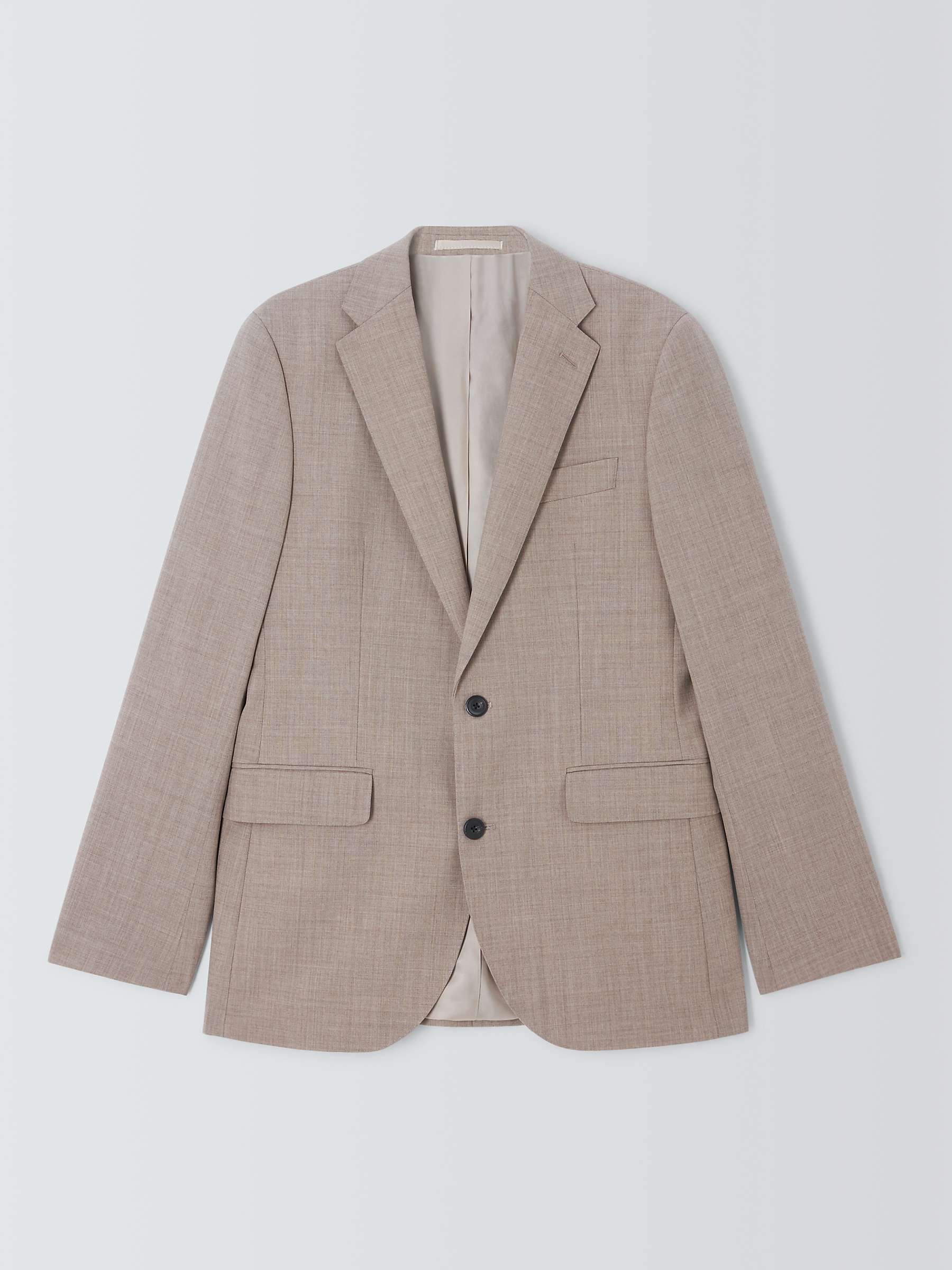 Buy John Lewis Stowe Regular Fit Wool Suit Jacket, Sand Online at johnlewis.com